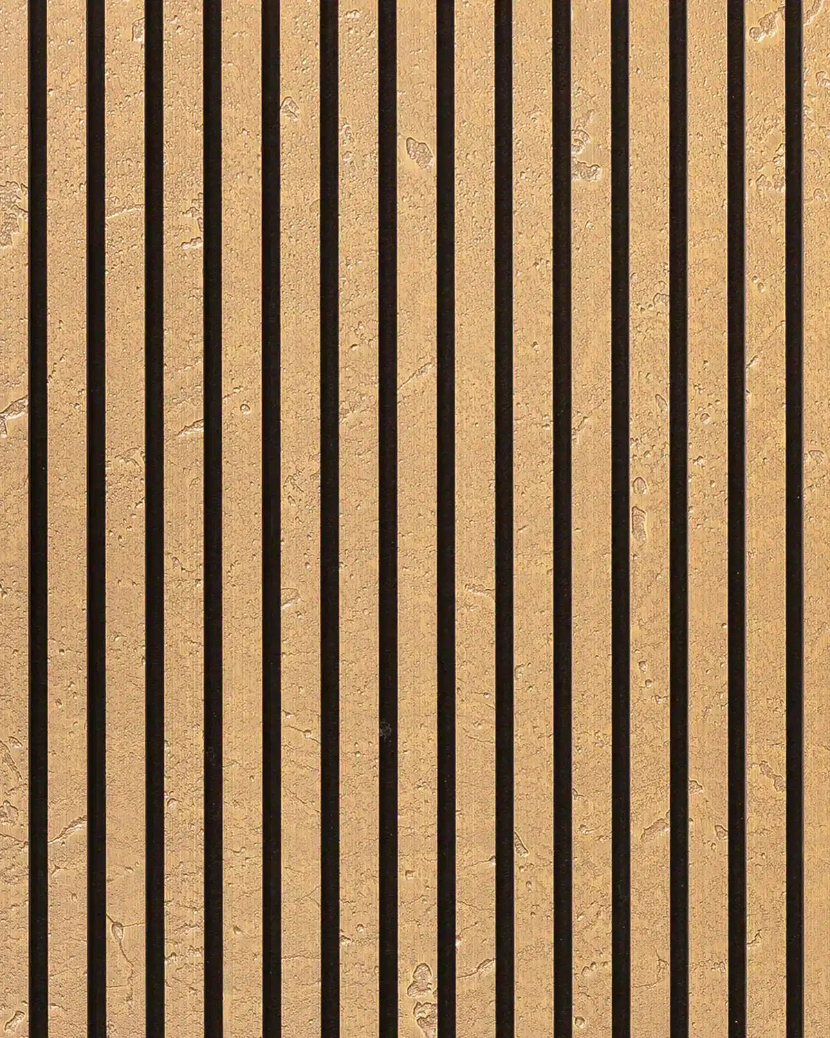 Panneau acoustique en métal Brass Moon, vue rapprochée de la surface