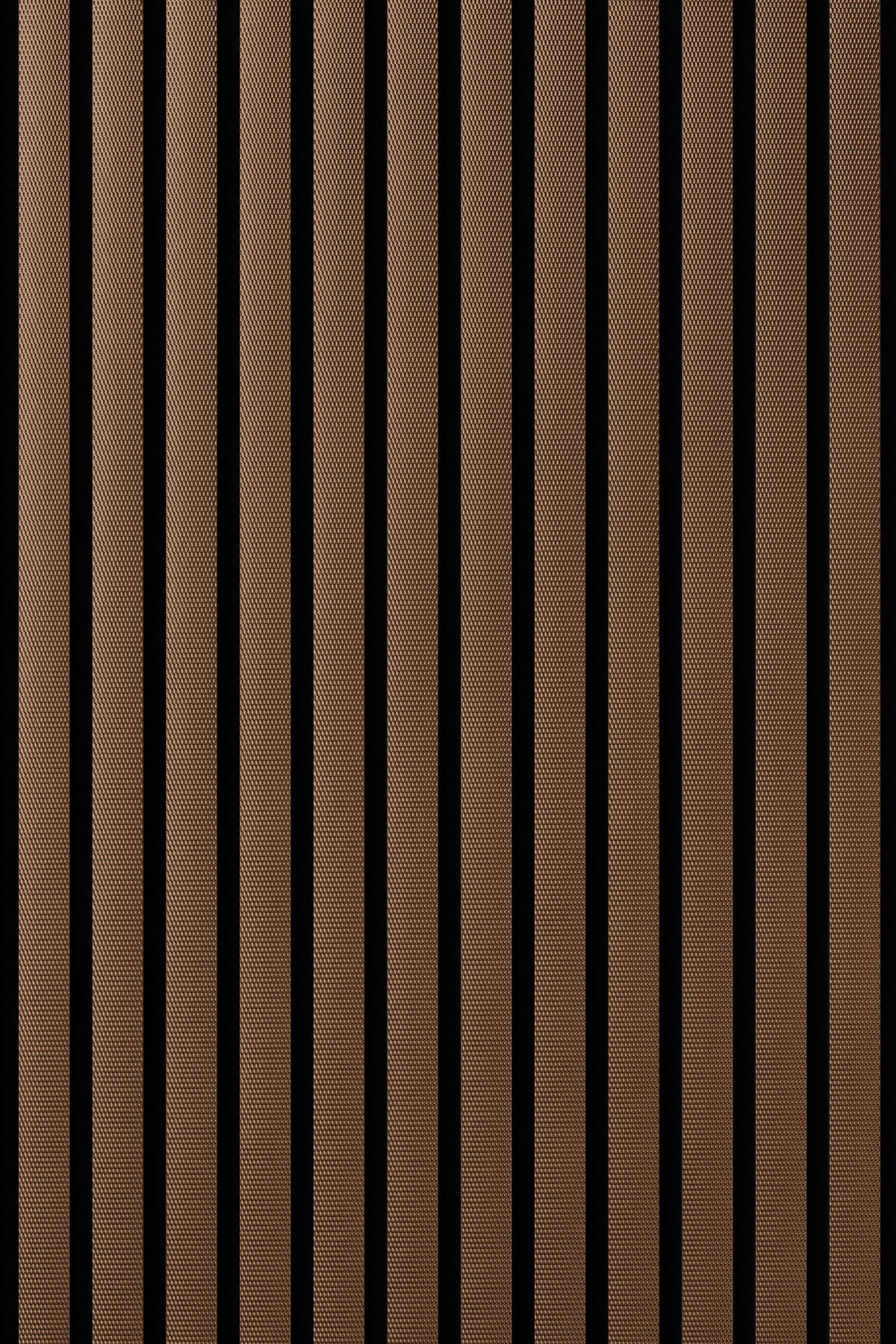 Panneau acoustique en métal Plex Copper, vue rapprochée de la surface