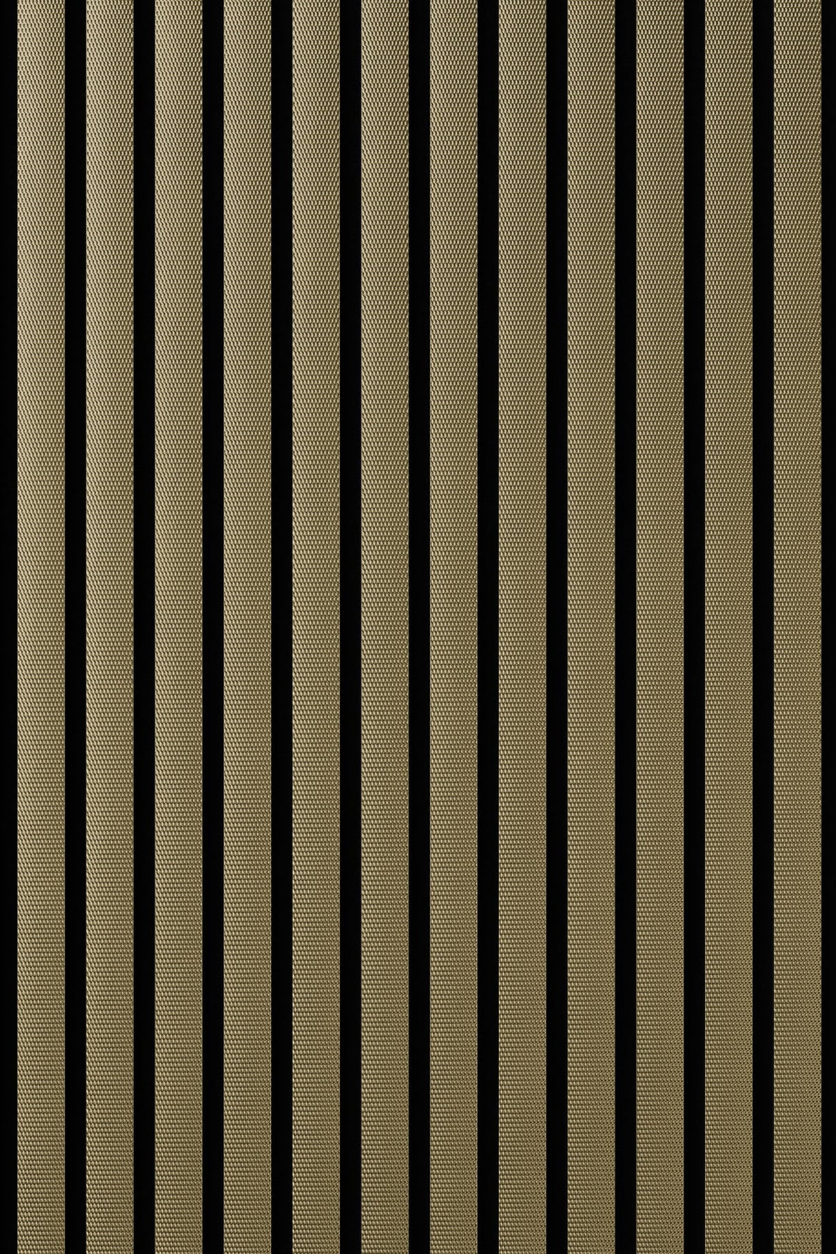 Panneau acoustique en métal Plex Gold, vue rapprochée de la surface