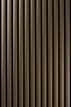 Panneau acoustique en métal Plain Polished Goldtone, vue rapprochée de la surface