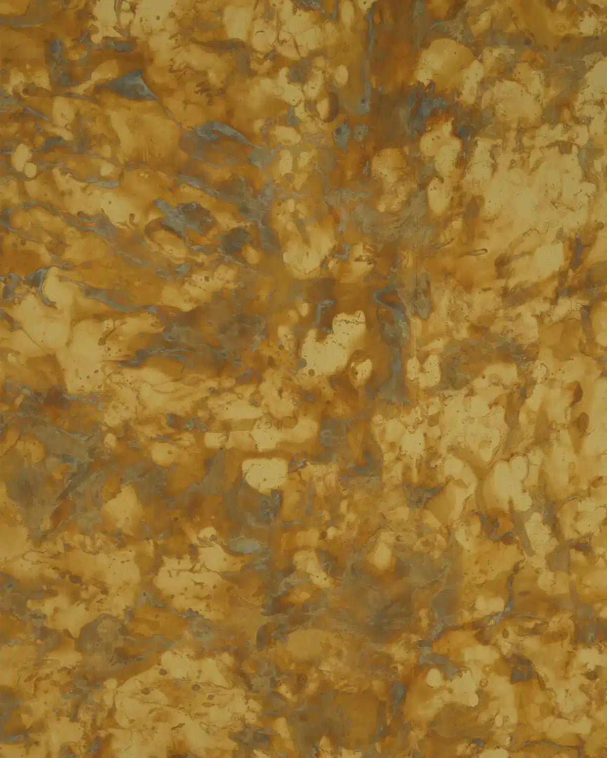 Panneau design en métal Brass Plain Antique, vue rapprochée de la surface